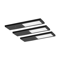 PLANA ZESTAW 3 LAMP PODSZAFKOWYCH LED, 3X4W, 3X240LM, 4000K, Z WŁĄCZNIKIEM BEZDOTYKOWYM, CZARNE ORNO PLANA ZESTAW 3 LAMP PODSZAFKOWYCH LED, 3X4W, 3X240LM, 4000K, Z WŁĄCZNIKIEM BEZDOTYKOWYM, CZARNE ORNO