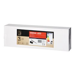 MERA LED 8W, LAMPA NAD LUSTRO, 720LM, 4000K, DŁ. 40CM, ALUMINIUM ORNO MERA LED 8W, LAMPA NAD LUSTRO, 720LM, 4000K, DŁ. 40CM, ALUMINIUM ORNO