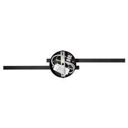 TEKANO LED 14W, LAMPA NAD LUSTRO, 1540LM, 4000K, IP44, DŁ. 55 CM, ALUMINIUM, CZARNA ORNO TEKANO LED 14W, LAMPA NAD LUSTRO, 1540LM, 4000K, IP44, DŁ. 55 CM, ALUMINIUM, CZARNA ORNO