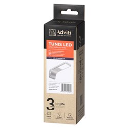 TUNIS LAMPKA PODSZAFKOWA 3,5W, 170LM, 4000K, ZE ŚCIEMNIACZEM DOTYKOWYM, SZARA ORNO TUNIS LAMPKA PODSZAFKOWA 3,5W, 170LM, 4000K, ZE ŚCIEMNIACZEM DOTYKOWYM, SZARA ORNO