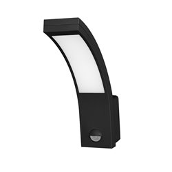 PIRYT LED 10W, OPRAWA OGRODOWA Z CZUJNIKIEM RUCHU 140ST, 800LM, IP54, 4000K, CZARNA ORNO PIRYT LED 10W, OPRAWA OGRODOWA Z CZUJNIKIEM RUCHU 140ST, 800LM, IP54, 4000K, CZARNA ORNO