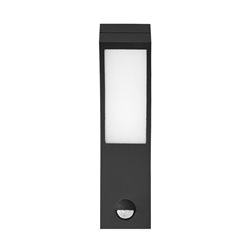 PIRYT LED 10W, OPRAWA OGRODOWA Z CZUJNIKIEM RUCHU 140ST, 800LM, IP54, 4000K, CZARNA ORNO PIRYT LED 10W, OPRAWA OGRODOWA Z CZUJNIKIEM RUCHU 140ST, 800LM, IP54, 4000K, CZARNA ORNO