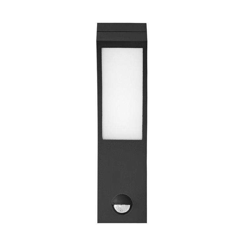 PIRYT LED 10W, OPRAWA OGRODOWA Z CZUJNIKIEM RUCHU 140ST, 800LM, IP54, 4000K, CZARNA ORNO PIRYT LED 10W, OPRAWA OGRODOWA Z CZUJNIKIEM RUCHU 140ST, 800LM, IP54, 4000K, CZARNA ORNO