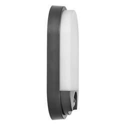 NEFRYT LED 10W, OPRAWA OGRODOWA Z CZUJNIKIEM RUCHU PIR, 800LM, IP54, 4000K, SZARA ORNO NEFRYT LED 10W, OPRAWA OGRODOWA Z CZUJNIKIEM RUCHU PIR, 800LM, IP54, 4000K, SZARA ORNO
