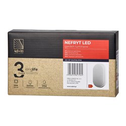 NEFRYT LED 15W, OPRAWA OGRODOWA, 1100LM, IP54, 4000K, BIAŁA ORNO NEFRYT LED 15W, OPRAWA OGRODOWA, 1100LM, IP54, 4000K, BIAŁA ORNO