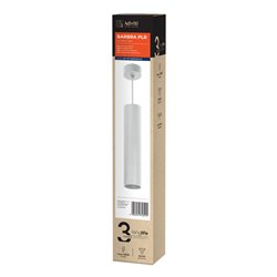 BARBRA PLR GU10 OPRAWA WISZĄCA MAX 35W, IP20, OKRĄGŁY, BIAŁY, ALUMINIUM ORNO BARBRA PLR GU10 OPRAWA WISZĄCA MAX 35W, IP20, OKRĄGŁY, BIAŁY, ALUMINIUM ORNO