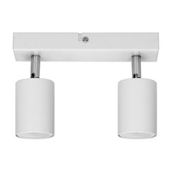DOA SP 2, OPRAWA ŚCIENNO-SUFITOWA, GU10 MAX. 2X50W, IP20, BIAŁA ORNO DOA SP 2, OPRAWA ŚCIENNO-SUFITOWA, GU10 MAX. 2X50W, IP20, BIAŁA ORNO