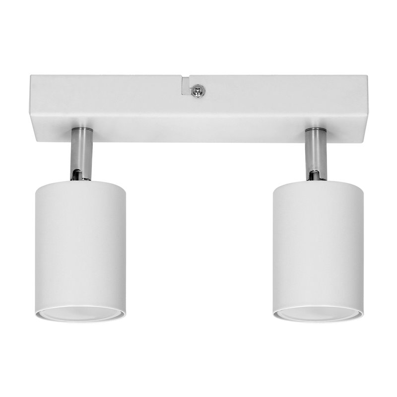 DOA SP 2, OPRAWA ŚCIENNO-SUFITOWA, GU10 MAX. 2X50W, IP20, BIAŁA ORNO DOA SP 2, OPRAWA ŚCIENNO-SUFITOWA, GU10 MAX. 2X50W, IP20, BIAŁA ORNO