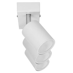 DOA SP 3, OPRAWA ŚCIENNO-SUFITOWA, GU10 MAX. 3X50W, IP20, BIAŁA ORNO DOA SP 3, OPRAWA ŚCIENNO-SUFITOWA, GU10 MAX. 3X50W, IP20, BIAŁA ORNO