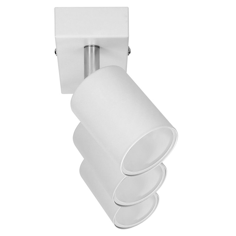 DOA SP 3, OPRAWA ŚCIENNO-SUFITOWA, GU10 MAX. 3X50W, IP20, BIAŁA ORNO DOA SP 3, OPRAWA ŚCIENNO-SUFITOWA, GU10 MAX. 3X50W, IP20, BIAŁA ORNO