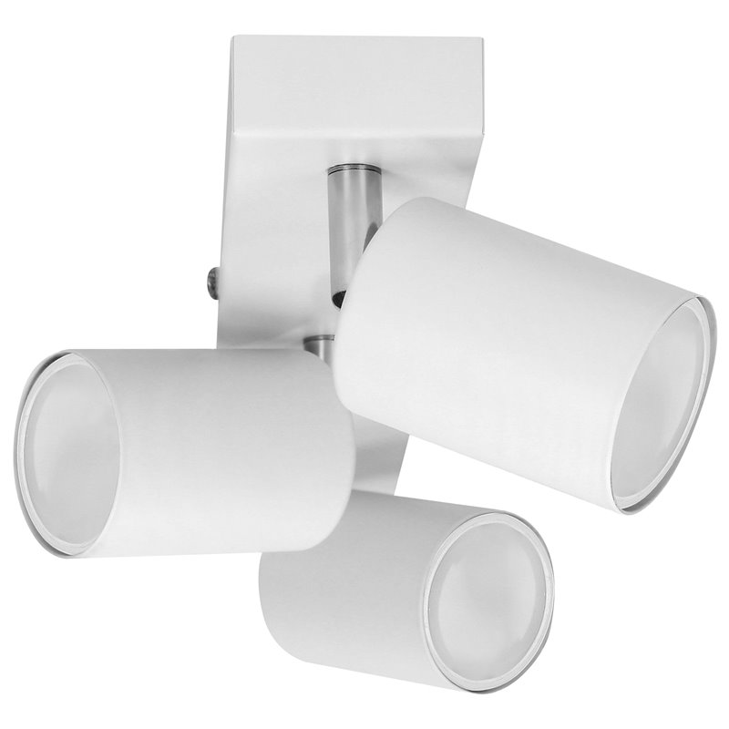 DOA SP 3, OPRAWA ŚCIENNO-SUFITOWA, GU10 MAX. 3X50W, IP20, BIAŁA ORNO DOA SP 3, OPRAWA ŚCIENNO-SUFITOWA, GU10 MAX. 3X50W, IP20, BIAŁA ORNO