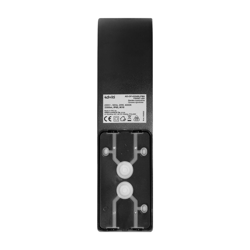 FRENIT LED 20W, OPRAWA OGRODOWA, 2000LM, IP65, 4000K, CZARNA ORNO FRENIT LED 20W, OPRAWA OGRODOWA, 2000LM, IP65, 4000K, CZARNA ORNO