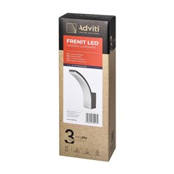 FRENIT LED 20W, OPRAWA OGRODOWA, 2000LM, IP65, 4000K, SZARA ORNO FRENIT LED 20W, OPRAWA OGRODOWA, 2000LM, IP65, 4000K, SZARA ORNO