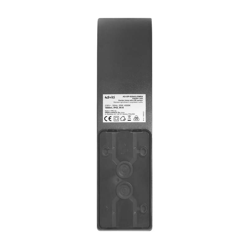 FRENIT LED 20W, OPRAWA OGRODOWA, 2000LM, IP65, 4000K, FUNKCJA PRZYCIEMNIENIA, SZARA ORNO FRENIT LED 20W, OPRAWA OGRODOWA, 2000LM, IP65, 4000K, FUNKCJA PRZYCIEMNIENIA, SZARA ORNO