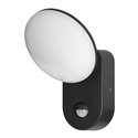 RIOLIT LED 15W, OPRAWA OGRODOWA Z CZUJNIKIEM RUCHU, 1100LM, IP65, 4000K, CZARNA ORNO