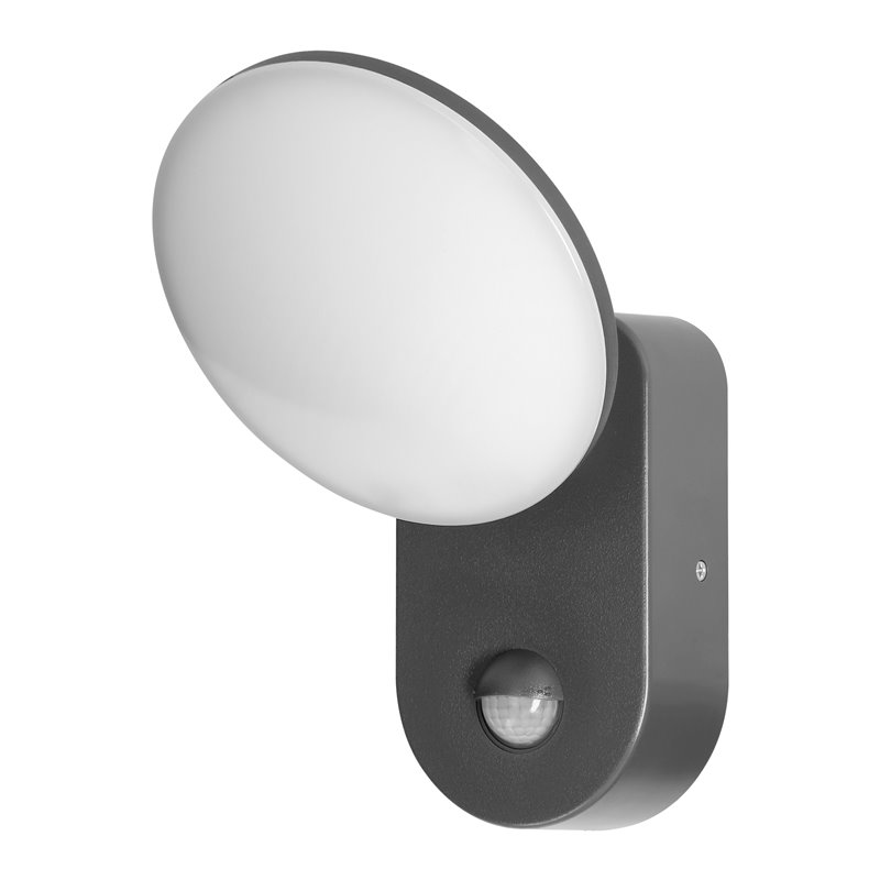 RIOLIT LED 15W, OPRAWA OGRODOWA Z CZUJNIKIEM RUCHU, 1100LM, IP65, 4000K, SZARA ORNO RIOLIT LED 15W, OPRAWA OGRODOWA Z CZUJNIKIEM RUCHU, 1100LM, IP65, 4000K, SZARA ORNO