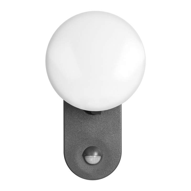 RIOLIT LED 15W, OPRAWA OGRODOWA Z CZUJNIKIEM RUCHU, 1100LM, IP65, 4000K, SZARA ORNO RIOLIT LED 15W, OPRAWA OGRODOWA Z CZUJNIKIEM RUCHU, 1100LM, IP65, 4000K, SZARA ORNO