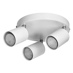 RINO OPRAWA ŚCIENNO-SUFITOWA, MOC MAX. 3X50W, GU10, IP20, BIAŁA ORNO RINO OPRAWA ŚCIENNO-SUFITOWA, MOC MAX. 3X50W, GU10, IP20, BIAŁA ORNO