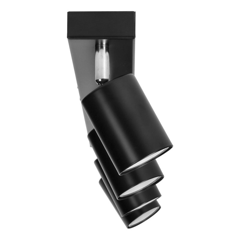 DOA OPRAWA ŚCIENNO-SUFITOWA, MOC MAX. 4X50W, GU10, IP20, CZARNA ORNO DOA OPRAWA ŚCIENNO-SUFITOWA, MOC MAX. 4X50W, GU10, IP20, CZARNA ORNO