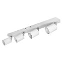 DOA OPRAWA ŚCIENNO-SUFITOWA, MOC MAX. 4X50W, GU10, IP20, BIAŁA ORNO DOA OPRAWA ŚCIENNO-SUFITOWA, MOC MAX. 4X50W, GU10, IP20, BIAŁA ORNO