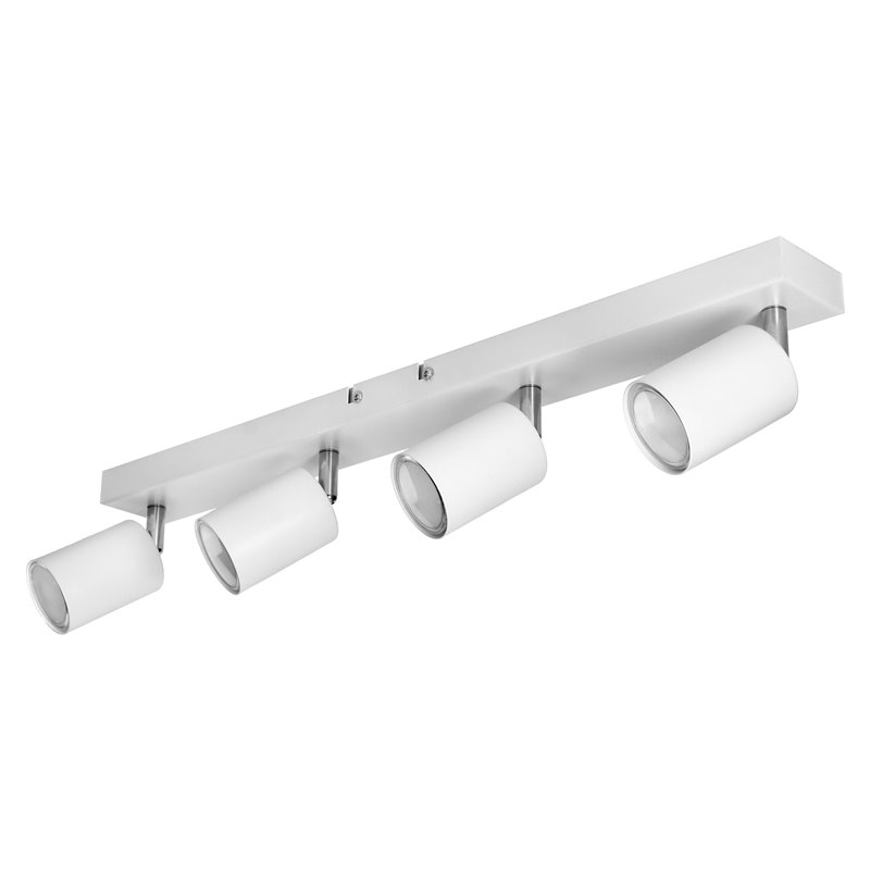 DOA OPRAWA ŚCIENNO-SUFITOWA, MOC MAX. 4X50W, GU10, IP20, BIAŁA ORNO DOA OPRAWA ŚCIENNO-SUFITOWA, MOC MAX. 4X50W, GU10, IP20, BIAŁA ORNO