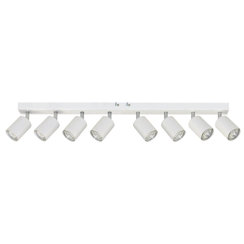 DOA OPRAWA ŚCIENNO-SUFITOWA, MOC MAX. 8X50W, GU10, IP20, BIAŁA ORNO DOA OPRAWA ŚCIENNO-SUFITOWA, MOC MAX. 8X50W, GU10, IP20, BIAŁA ORNO