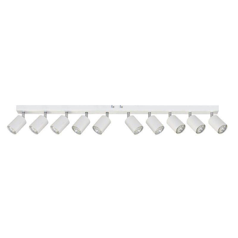 DOA OPRAWA ŚCIENNO-SUFITOWA, MOC MAX. 10X50W, GU10, IP20, BIAŁA ORNO DOA OPRAWA ŚCIENNO-SUFITOWA, MOC MAX. 10X50W, GU10, IP20, BIAŁA ORNO