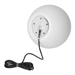 LUNA S OPRAWA OGRODOWA KULA 1XE27, 1X40W, IP44, BIAŁA, O 300 ORNO LUNA S OPRAWA OGRODOWA KULA 1XE27, 1X40W, IP44, BIAŁA, O 300 ORNO
