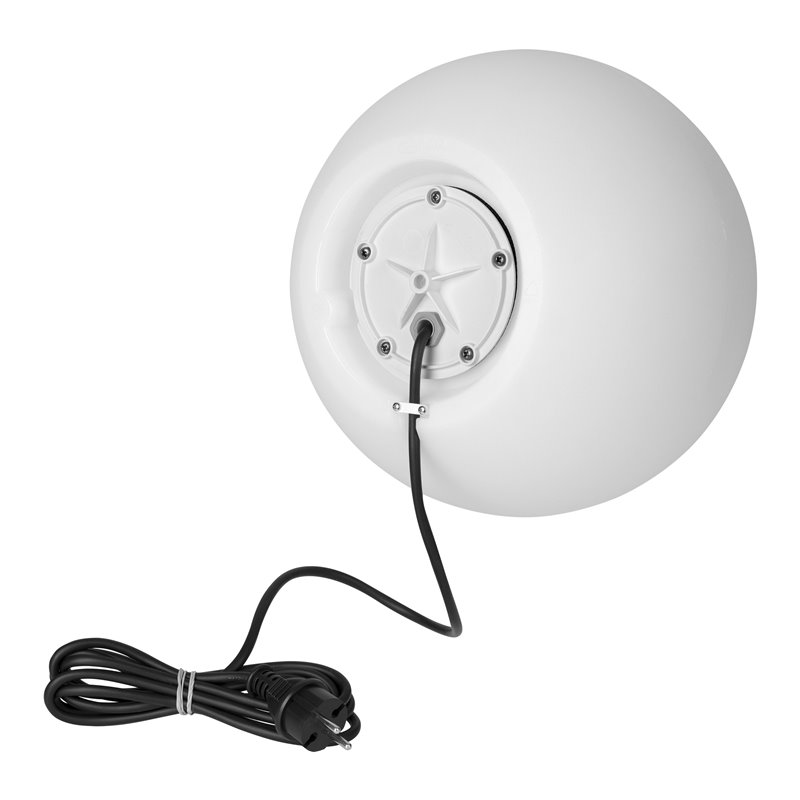 LUNA S OPRAWA OGRODOWA KULA 1XE27, 1X40W, IP44, BIAŁA, O 300 ORNO LUNA S OPRAWA OGRODOWA KULA 1XE27, 1X40W, IP44, BIAŁA, O 300 ORNO