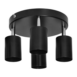 RINO SP 4, OPRAWA ŚCIENNO-SUFITOWA, GU10 MAX. 4X50W, IP20, CZARNA ORNO RINO SP 4, OPRAWA ŚCIENNO-SUFITOWA, GU10 MAX. 4X50W, IP20, CZARNA ORNO