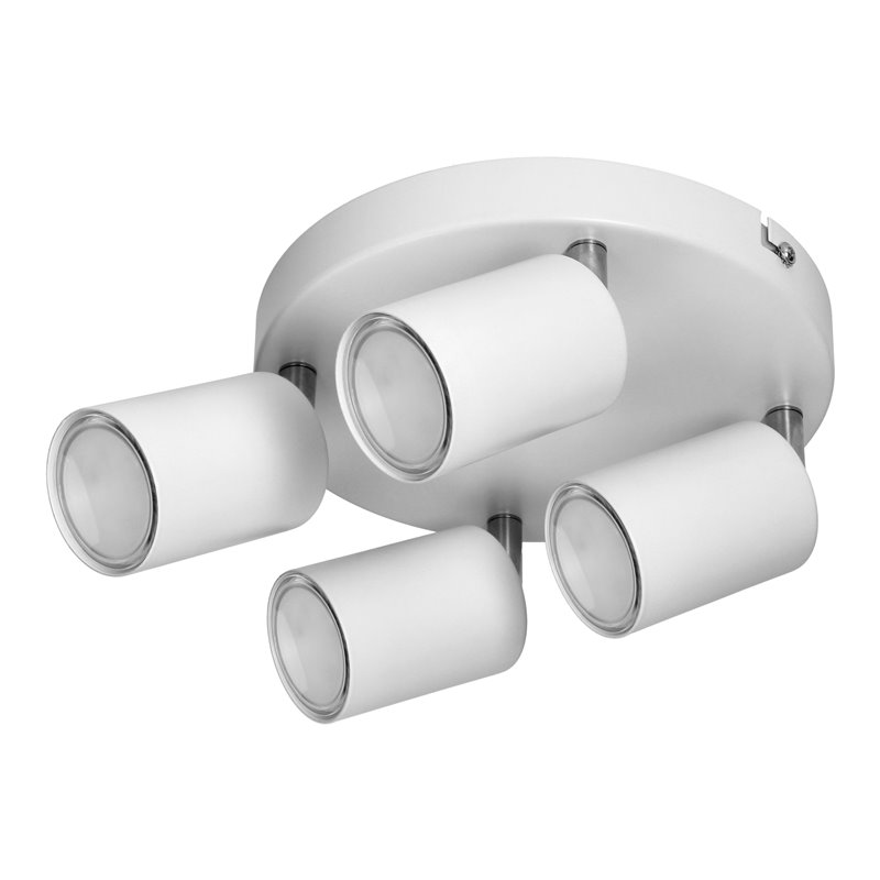 RINO SP 4, OPRAWA ŚCIENNO-SUFITOWA, GU10 MAX. 4X50W, IP20, BIAŁA ORNO RINO SP 4, OPRAWA ŚCIENNO-SUFITOWA, GU10 MAX. 4X50W, IP20, BIAŁA ORNO