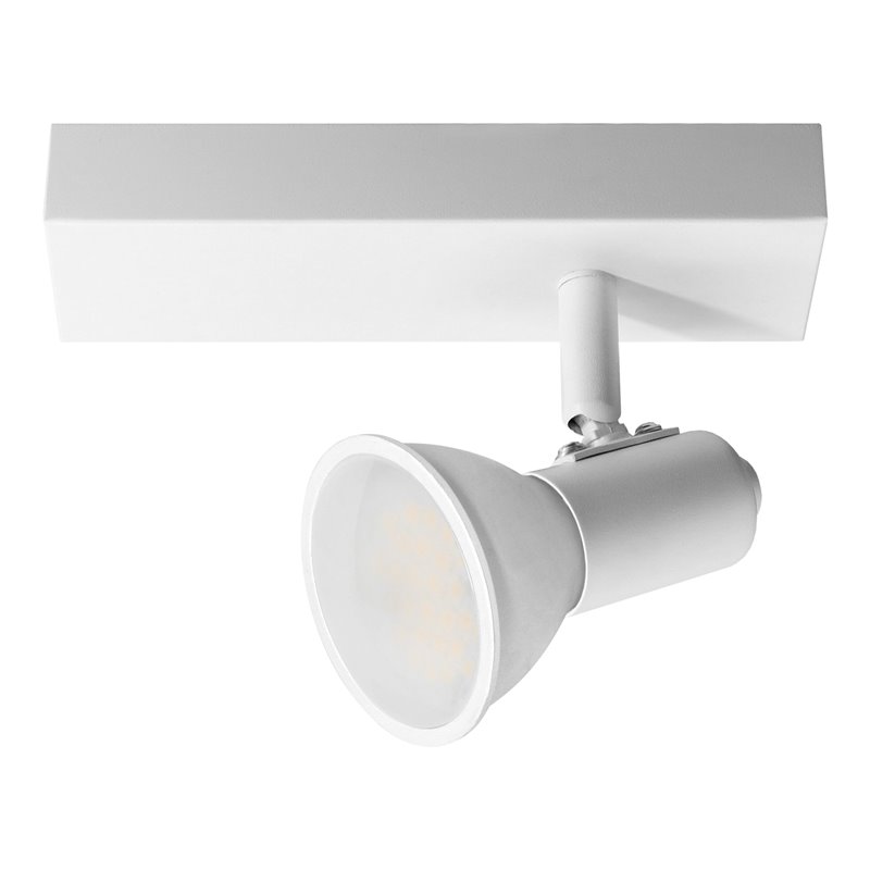 RIO SP 1, OPRAWA ŚCIENNO-SUFITOWA, GU10 MAX. 60W, IP20, BIAŁA ORNO RIO SP 1, OPRAWA ŚCIENNO-SUFITOWA, GU10 MAX. 60W, IP20, BIAŁA ORNO