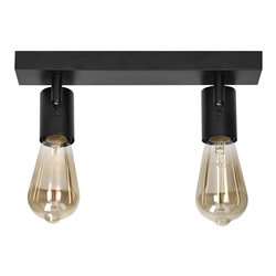 RIO SP 2, OPRAWA ŚCIENNO-SUFITOWA, E27 MAX. 2X60W, IP20, CZARNA ORNO RIO SP 2, OPRAWA ŚCIENNO-SUFITOWA, E27 MAX. 2X60W, IP20, CZARNA ORNO