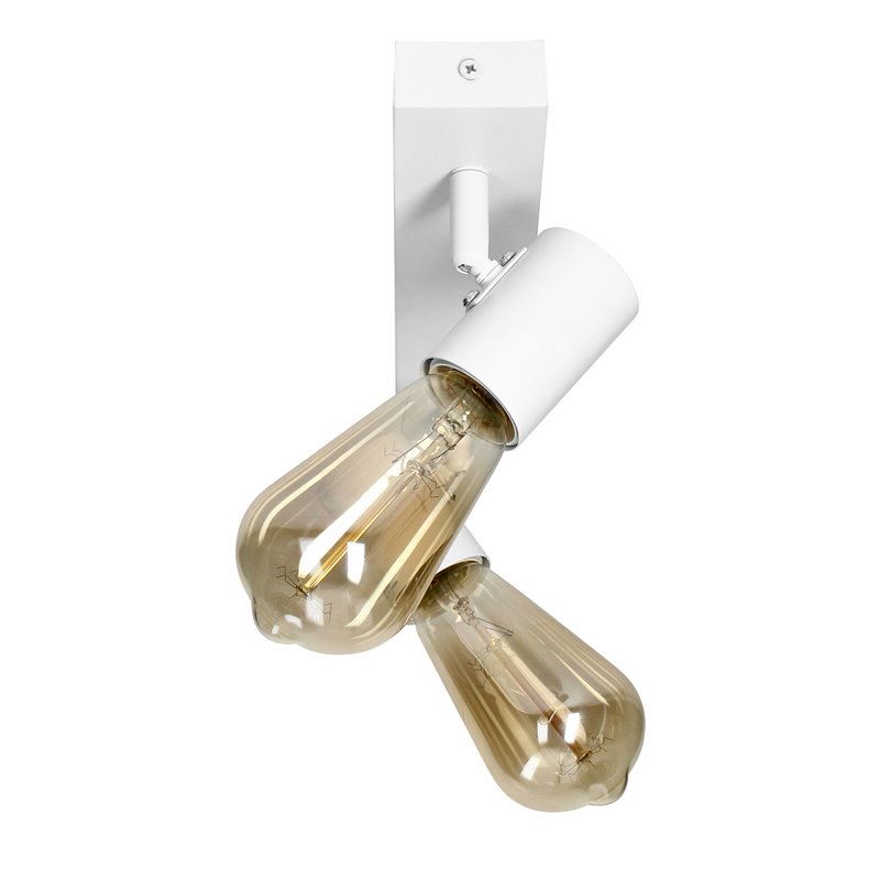RIO SP 2, OPRAWA ŚCIENNO-SUFITOWA, E27 MAX. 2X60W, IP20, BIAŁA ORNO RIO SP 2, OPRAWA ŚCIENNO-SUFITOWA, E27 MAX. 2X60W, IP20, BIAŁA ORNO