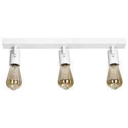RIO SP 3, OPRAWA ŚCIENNO-SUFITOWA, E27 MAX. 3X60W, IP20, BIAŁA ORNO RIO SP 3, OPRAWA ŚCIENNO-SUFITOWA, E27 MAX. 3X60W, IP20, BIAŁA ORNO