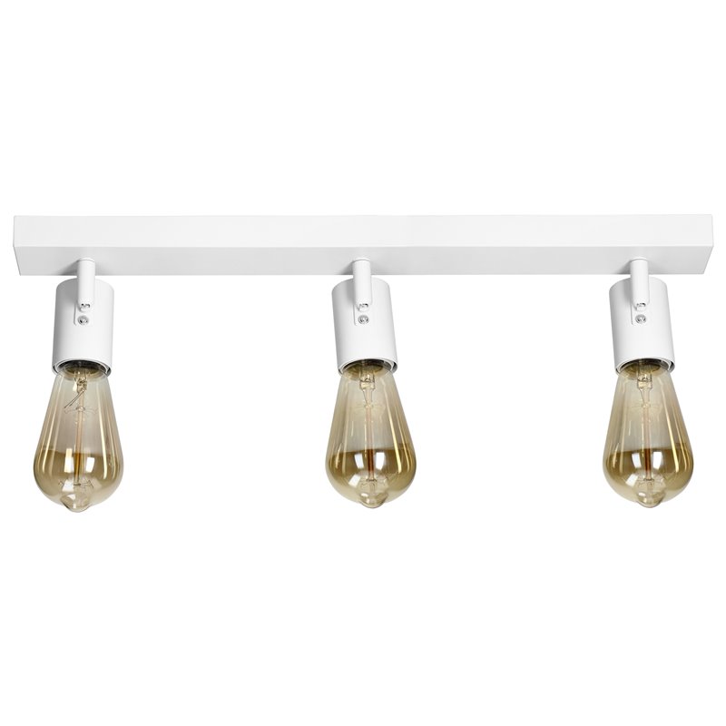 RIO SP 3, OPRAWA ŚCIENNO-SUFITOWA, E27 MAX. 3X60W, IP20, BIAŁA ORNO RIO SP 3, OPRAWA ŚCIENNO-SUFITOWA, E27 MAX. 3X60W, IP20, BIAŁA ORNO