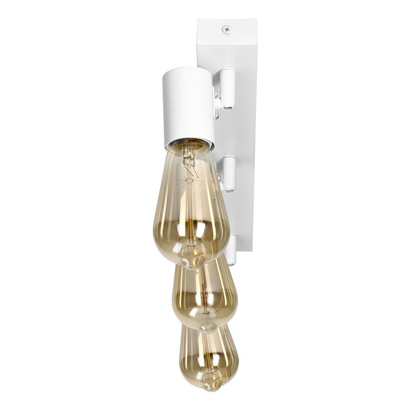 RIO SP 3, OPRAWA ŚCIENNO-SUFITOWA, E27 MAX. 3X60W, IP20, BIAŁA ORNO RIO SP 3, OPRAWA ŚCIENNO-SUFITOWA, E27 MAX. 3X60W, IP20, BIAŁA ORNO