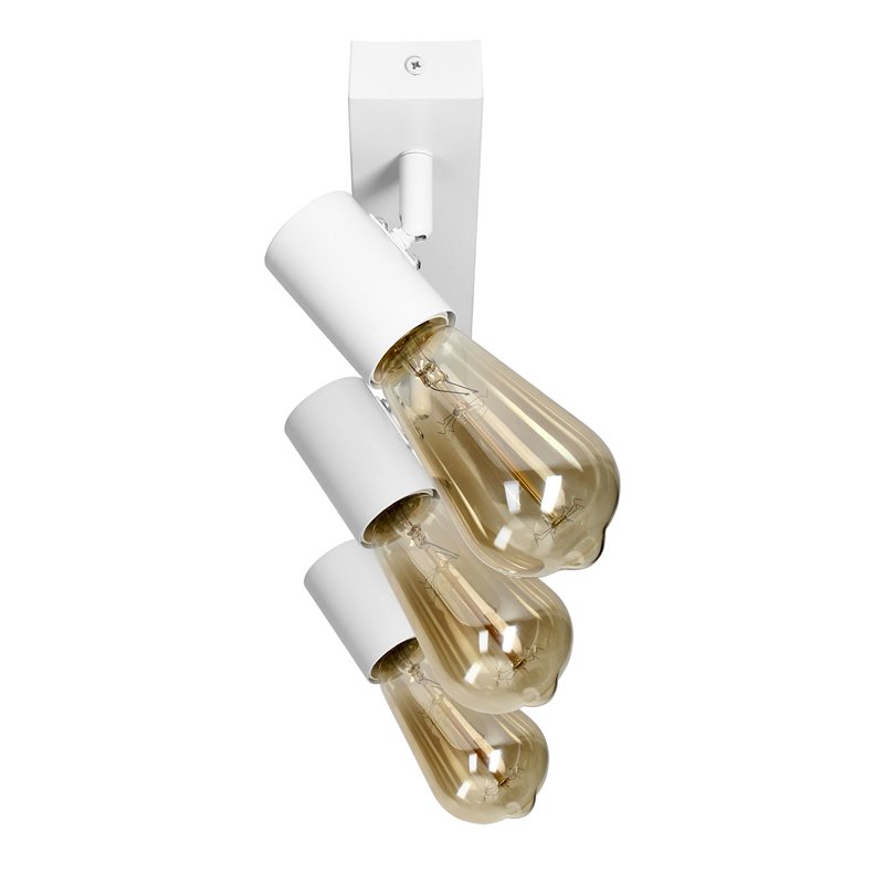 RIO SP 3, OPRAWA ŚCIENNO-SUFITOWA, E27 MAX. 3X60W, IP20, BIAŁA ORNO RIO SP 3, OPRAWA ŚCIENNO-SUFITOWA, E27 MAX. 3X60W, IP20, BIAŁA ORNO