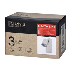 MALTA SP 1, OPRAWA ŚCIENNO-SUFITOWA, GU10 MAX. 12W, IP20, CZARNA, PROSTOKĄTNA PODSTAWA ORNO MALTA SP 1, OPRAWA ŚCIENNO-SUFITOWA, GU10 MAX. 12W, IP20, CZARNA, PROSTOKĄTNA PODSTAWA ORNO