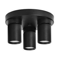 MALTA SP 3, OPRAWA ŚCIENNO-SUFITOWA, GU10 MAX. 3X12W, IP20, CZARNA, OKRĄGŁA PODSTAWA ORNO MALTA SP 3, OPRAWA ŚCIENNO-SUFITOWA, GU10 MAX. 3X12W, IP20, CZARNA, OKRĄGŁA PODSTAWA ORNO