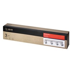 MALTA SP 4, OPRAWA ŚCIENNO-SUFITOWA, GU10 MAX. 4X12W, IP20, BIAŁA ORNO MALTA SP 4, OPRAWA ŚCIENNO-SUFITOWA, GU10 MAX. 4X12W, IP20, BIAŁA ORNO