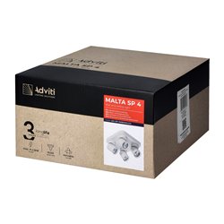 MALTA SP 4, OPRAWA ŚCIENNO-SUFITOWA, GU10 MAX. 4X12W, IP20, CZARNA, KWADRATOWA PODSTAWA ORNO MALTA SP 4, OPRAWA ŚCIENNO-SUFITOWA, GU10 MAX. 4X12W, IP20, CZARNA, KWADRATOWA PODSTAWA ORNO