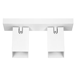 KUBAR SP 2, OPRAWA ŚCIENNO-SUFITOWA, 2XGU10, IP20, BIAŁA ORNO KUBAR SP 2, OPRAWA ŚCIENNO-SUFITOWA, 2XGU10, IP20, BIAŁA ORNO