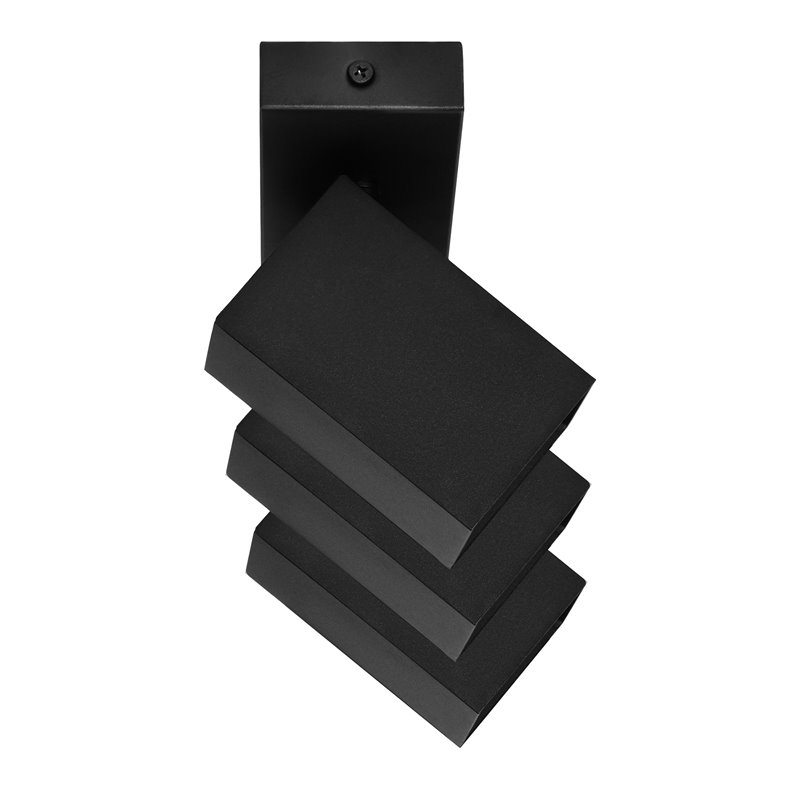 KUBAR SP 3, OPRAWA ŚCIENNO-SUFITOWA, 3XGU10, IP20, CZARNA ORNO KUBAR SP 3, OPRAWA ŚCIENNO-SUFITOWA, 3XGU10, IP20, CZARNA ORNO