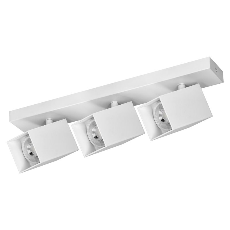 KUBAR SP 3, OPRAWA ŚCIENNO-SUFITOWA, 3XGU10, IP20, BIAŁA ORNO KUBAR SP 3, OPRAWA ŚCIENNO-SUFITOWA, 3XGU10, IP20, BIAŁA ORNO