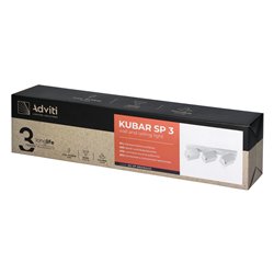 KUBAR SP 3, OPRAWA ŚCIENNO-SUFITOWA, 3XGU10, IP20, BIAŁA ORNO KUBAR SP 3, OPRAWA ŚCIENNO-SUFITOWA, 3XGU10, IP20, BIAŁA ORNO