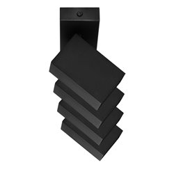 KUBAR SP 4, OPRAWA ŚCIENNO-SUFITOWA, 4XGU10, IP20, CZARNA ORNO KUBAR SP 4, OPRAWA ŚCIENNO-SUFITOWA, 4XGU10, IP20, CZARNA ORNO