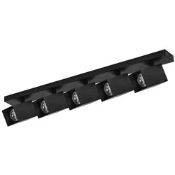 KUBAR SP 5, OPRAWA ŚCIENNO-SUFITOWA, 5XGU10, IP20, CZARNA ORNO KUBAR SP 5, OPRAWA ŚCIENNO-SUFITOWA, 5XGU10, IP20, CZARNA ORNO