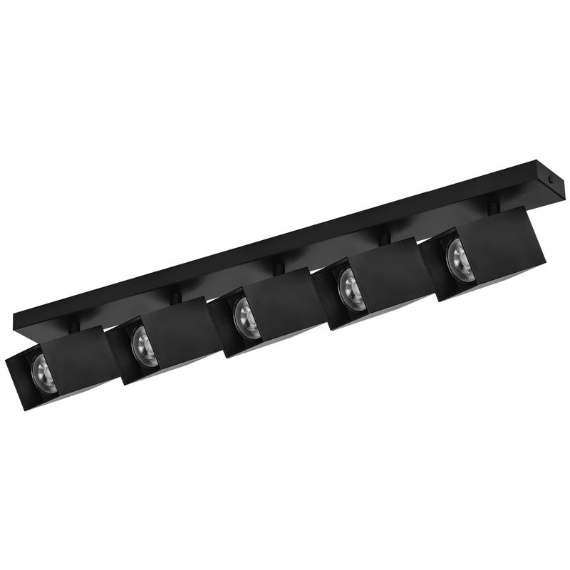KUBAR SP 5, OPRAWA ŚCIENNO-SUFITOWA, 5XGU10, IP20, CZARNA ORNO KUBAR SP 5, OPRAWA ŚCIENNO-SUFITOWA, 5XGU10, IP20, CZARNA ORNO