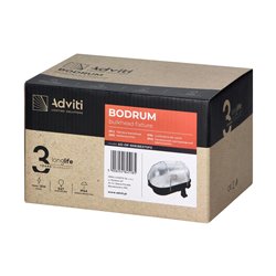 BODRUM, OPRAWA OŚWIETLENIOWA, E27, MAX. 15W, IP54, KLOSZ SZKLANY, STALOWA OSŁONA, CZARNA ORNO BODRUM, OPRAWA OŚWIETLENIOWA, E27, MAX. 15W, IP54, KLOSZ SZKLANY, STALOWA OSŁONA, CZARNA ORNO